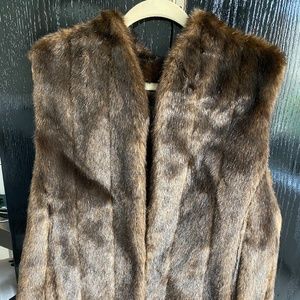 Faux Fur Long Vest
